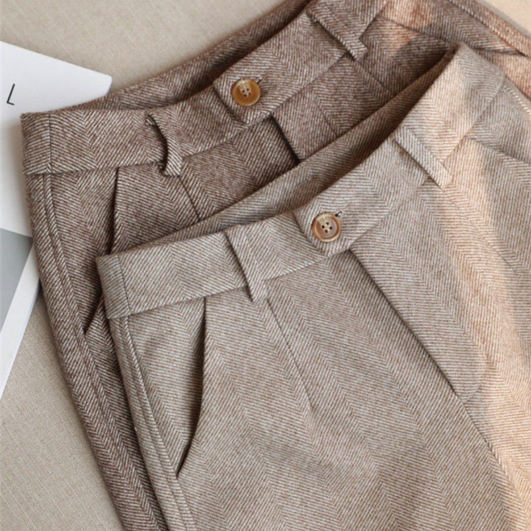 Harper Herringbone Pants