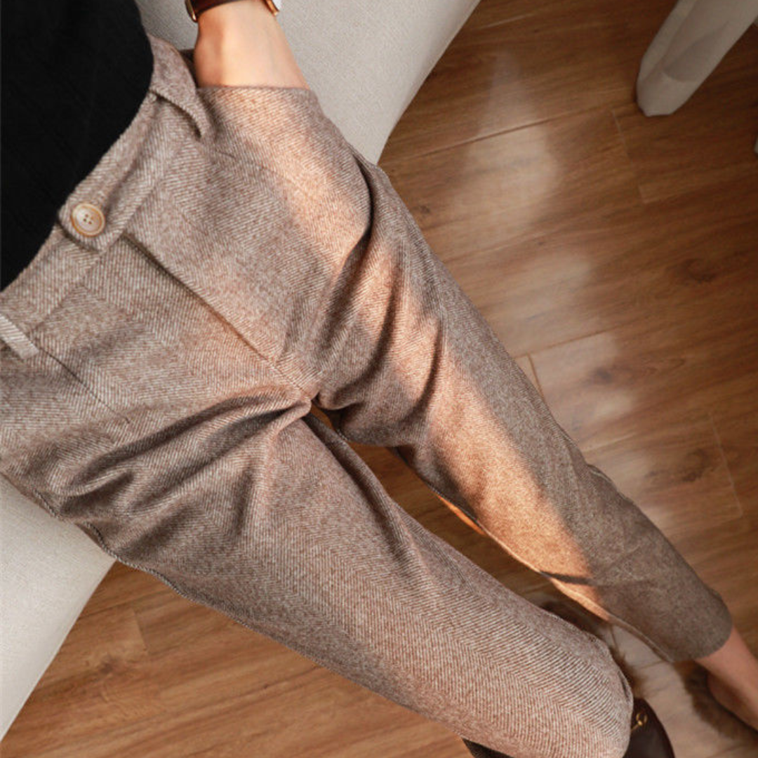 Harper Herringbone Pants