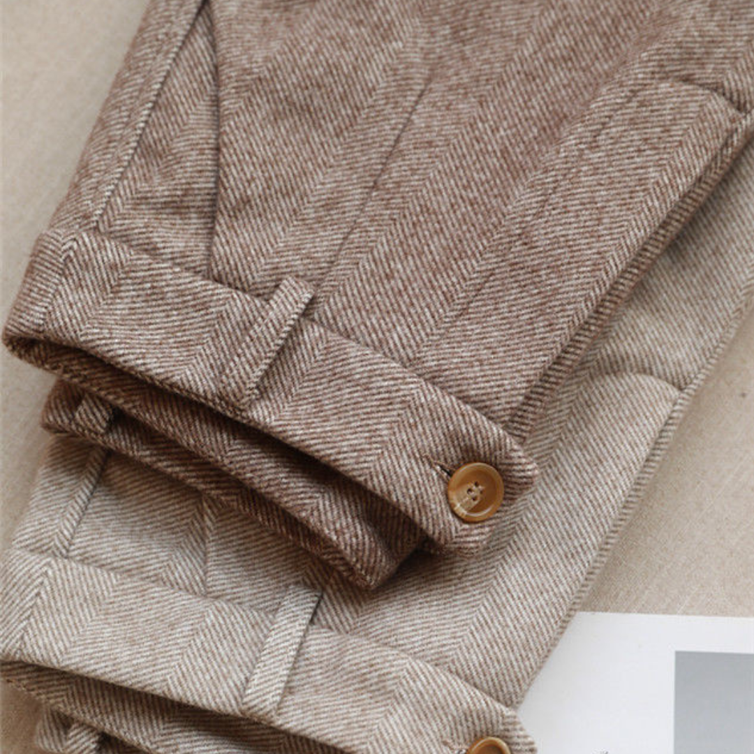 Harper Herringbone Pants
