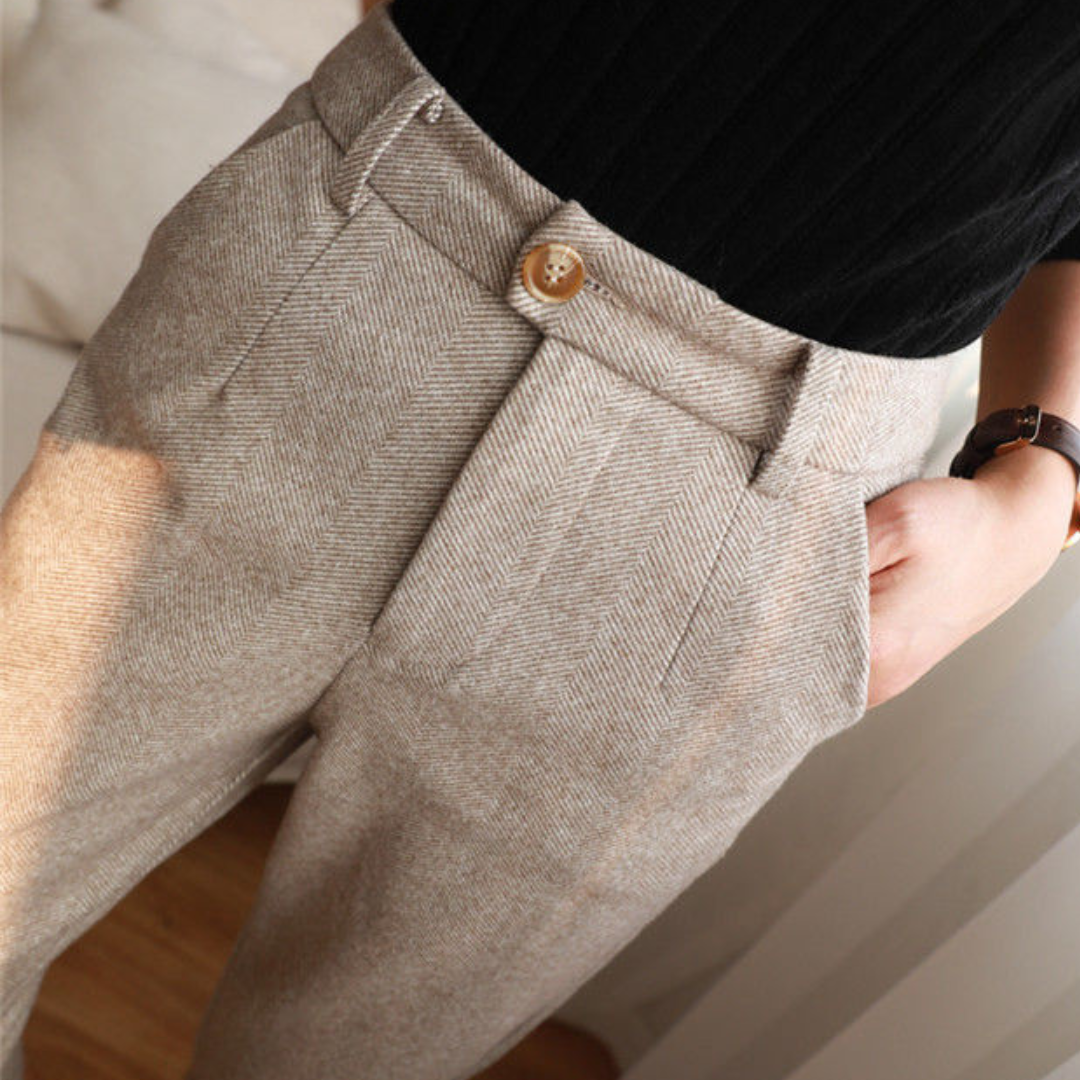 Harper Herringbone Pants