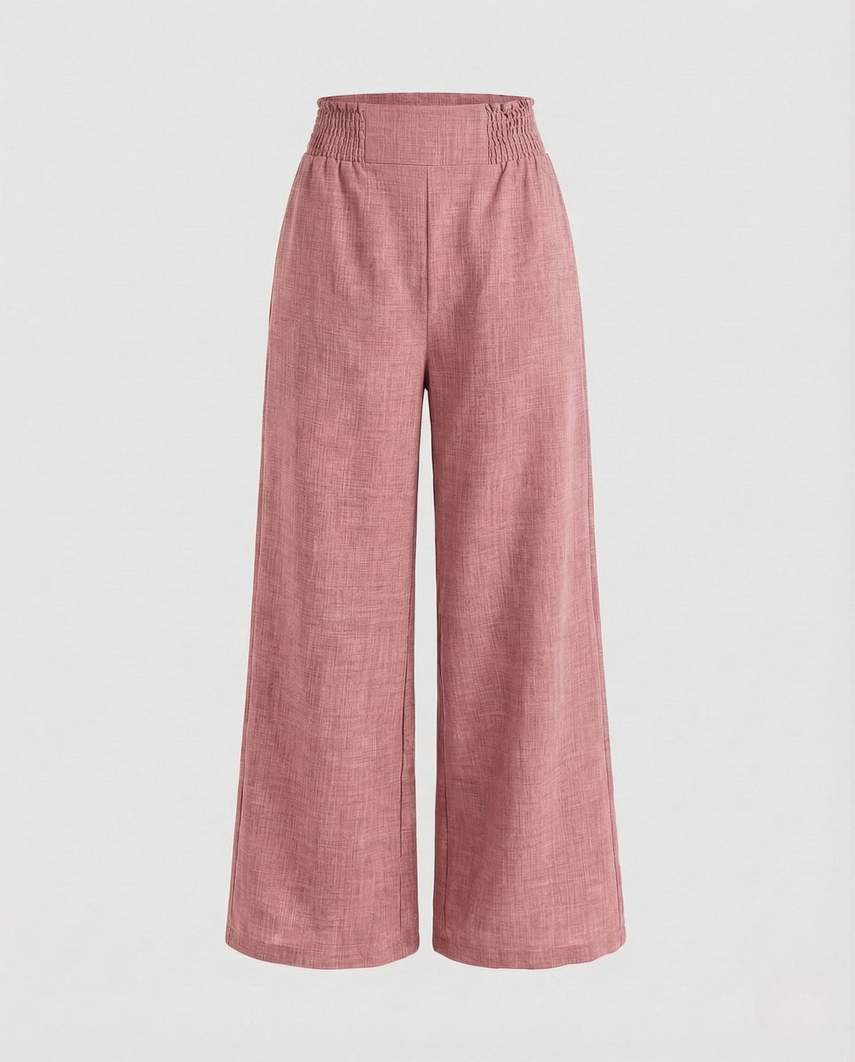 Amelia Linen Pants Pink